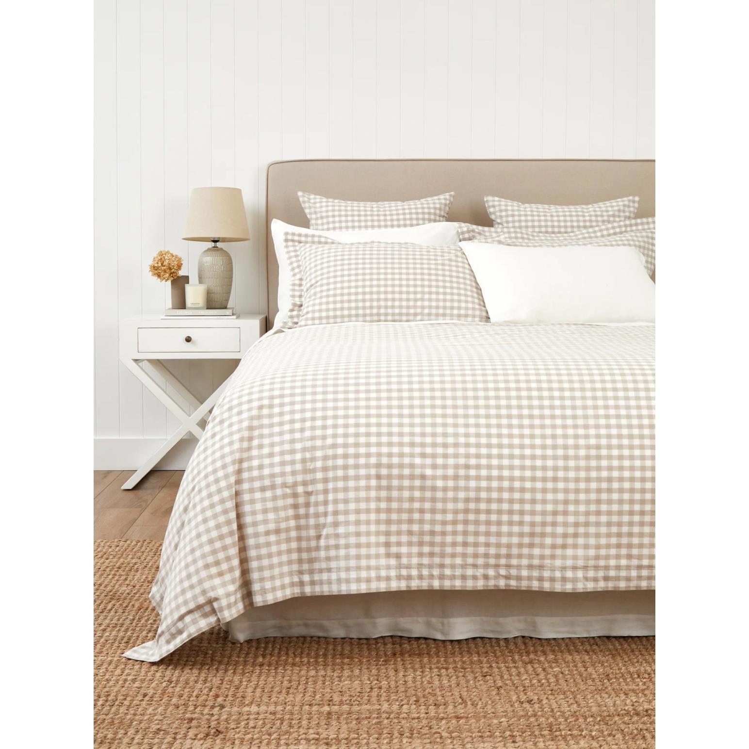 Wallace Cotton Sandstone Duvet Set